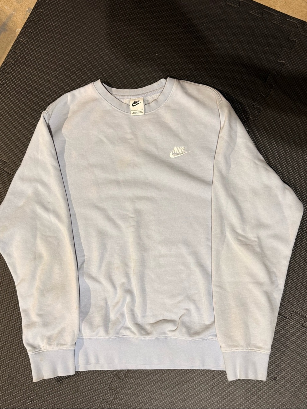 Nike Crewneck Sweatshirt in Light blue
